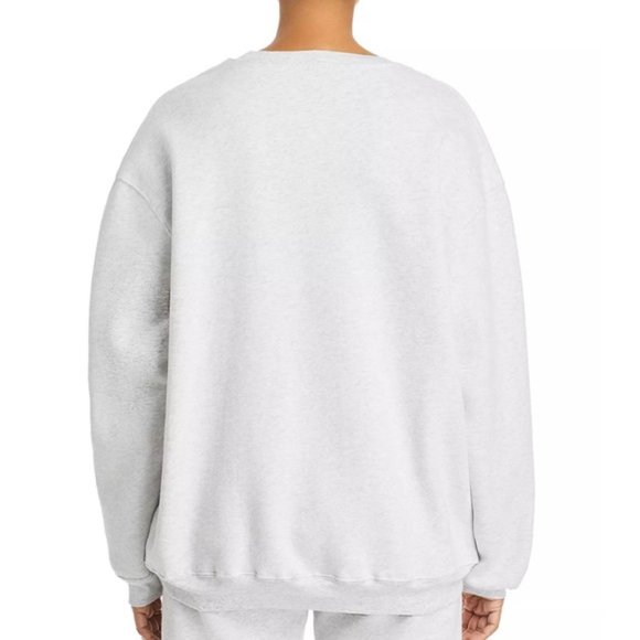 Mayfair Empathy Gray Crewneck Fleece Sweatshirt M/L - Picture 2 of 5